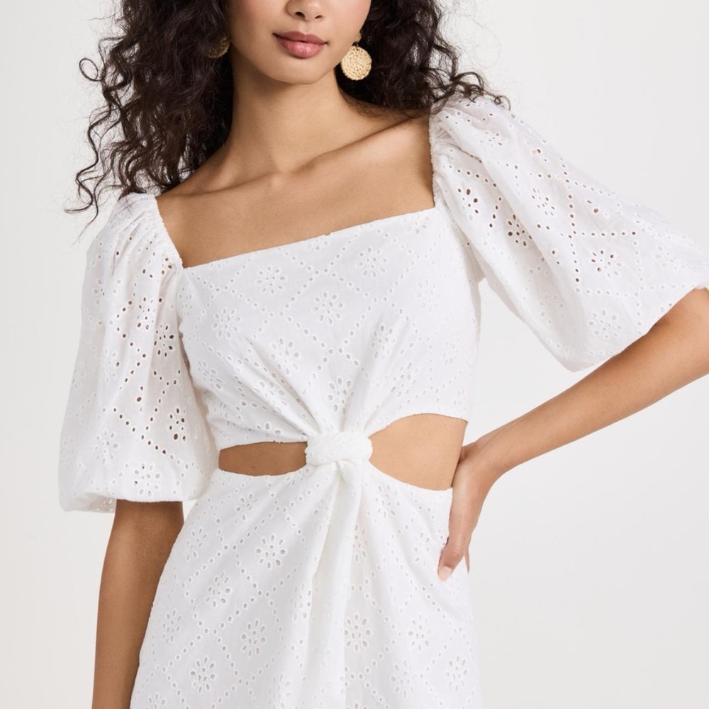 Wayf Cotton Eyelet Dress